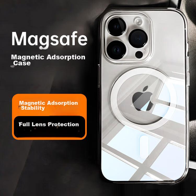 Ice Clear Magnetic | Yellowing CompensationIPhone 13 Pro Case, MagSafe Compatible, Ultra-Thin Fully Transparent Wireless Charging for IPhone 13 Pro