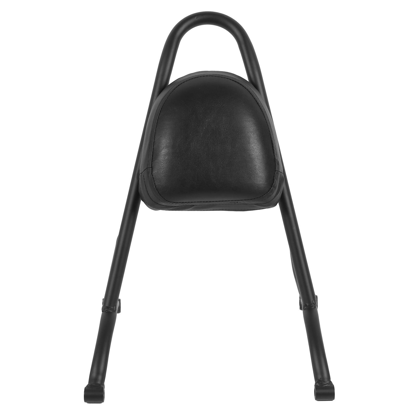 

Motorcycle Passenger Backrest SetScrewNutGasket with Back Cushion Ergonomic Design(Black ) чёрный