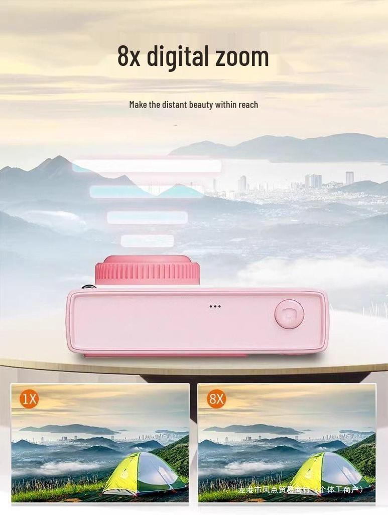 Retro Cute Dual-Camera Student Selfie CCD Digital Camera - Portable Campus Gift