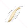 NAIERDI Bright Gold Cabinet Handles Fish Solid Drawer Knobs Zinc Alloy Kitchen Cupboard Door Pulls Furniture Handle Hardware