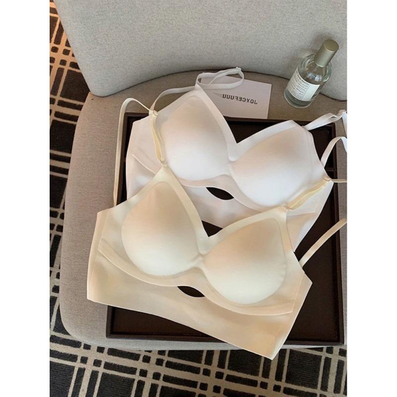Hollow Seamless U Back Backless Push Up Sexy Wireless Bra For Women