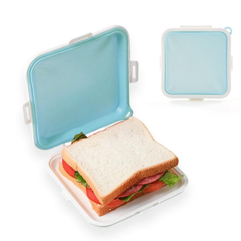 

Reusable Sandwich Containers Leakproof Bread Storage Box For Fruit Salad Snacks