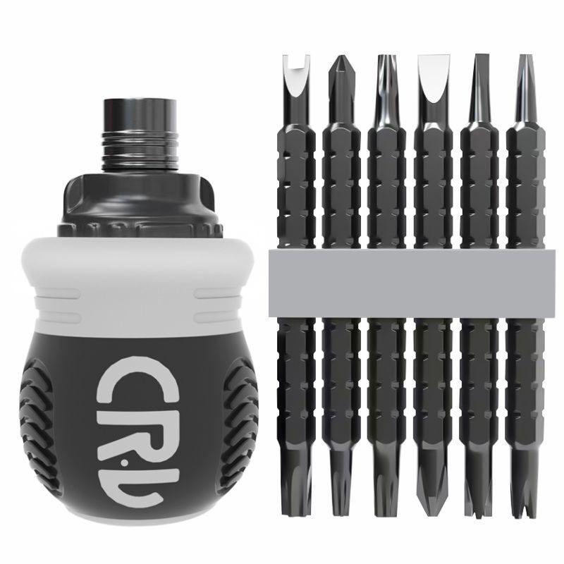 Manual Ratchet Screwdriver Cross One-word Screwdriver Batch Multifunctional Screwdriver with Magnetic Plum Blossom Screwdriver