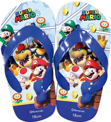 J's Planning Super Mario Boys' Beach Sandals, Multicolor, Large