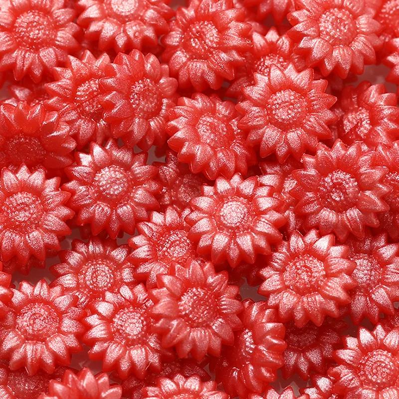 500g Cute Beautiful Mixed Color Sunflower Sealing Wax Particles  for Invitation Envelope Sealing Craft Decoration