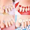 8Pcs/Set Funny Soft Silicone Toe Separator for Nail Polish Set Toe Spacers for Feet Apply Nail Polish Nail Art Pedicure Tool