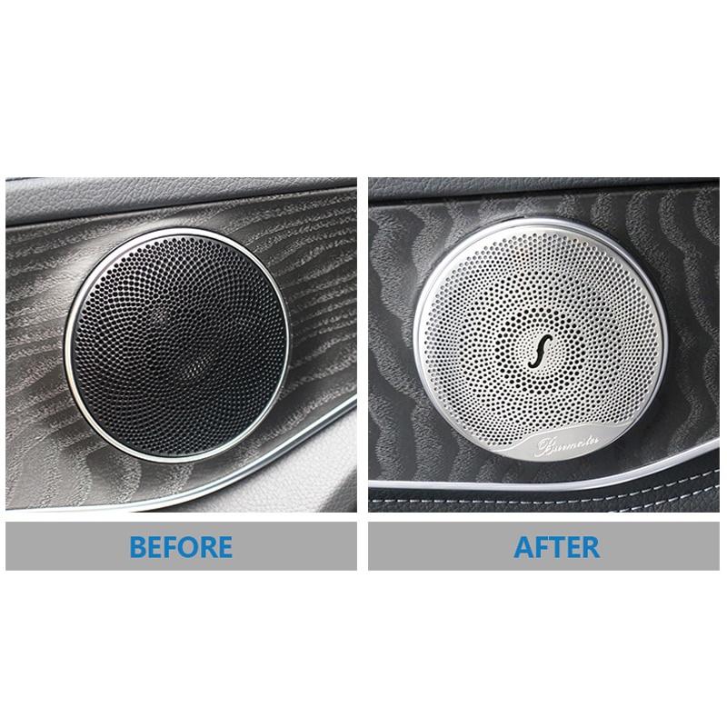 Airspeed for W205 W213 GlC AMG Accessories for Mer+cedes GLC Benz W205 W213 Interior Trim Door Audio Speaker Cover