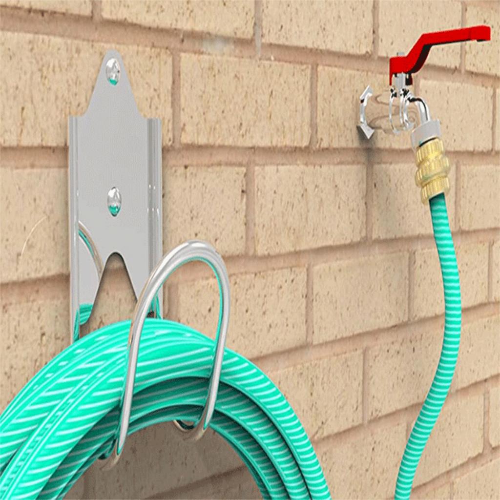 Garden Hose Bracket Wall Mount Water Pipe, Extension Cord, Compressor Hose Hook Garden Hose Hanger