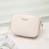 Small Square Bag Women's Bag Summer Wave Embroidered Versatile Shoulder Messenger Small Bag Lightweight Mobile Phone Bag
