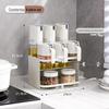 ZISIZ 12-Piece Wall-Mounted Spice Jar and Oil Bottle Set