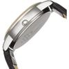 Citizen Q&Q Men   s Analog Waterproof Watch with Date, Day Display & Leather Band A206-504 White