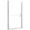 VidaXL Shower Door Shower Wall Shower Cabin Screen Partition Bathroom Home Interior Tempered Glass 91x195 146656