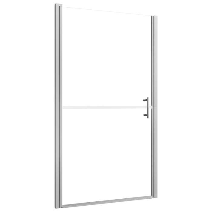 VidaXL Shower Door Shower Wall Shower Cabin Screen Partition Bathroom Home Interior Tempered Glass 91x195 146656