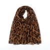 180*90Cm Large Women Brand Viscose Scarf Big Petal Leopard Voile Hijab Shawls and Wraps Female Foulards Luxury Designer  NEW