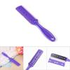 Dual Sides Cutting Slim Haircuts Blade Beauty Salon Home Hairdressing Hair Trimmer Comb Purple