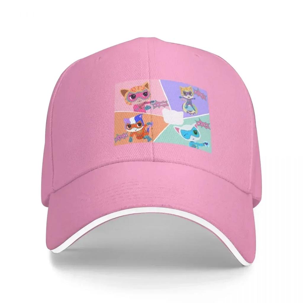 Superkitties Baseball Cap Anime Streetwear Womens Hats Unisexs