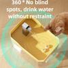 Pet Automatic Feeder Waterer Set Indoor Pet Drinking Bowl Anti-Slip Pet Water Dispenser Filter Silent Large Capacity Cycle Water