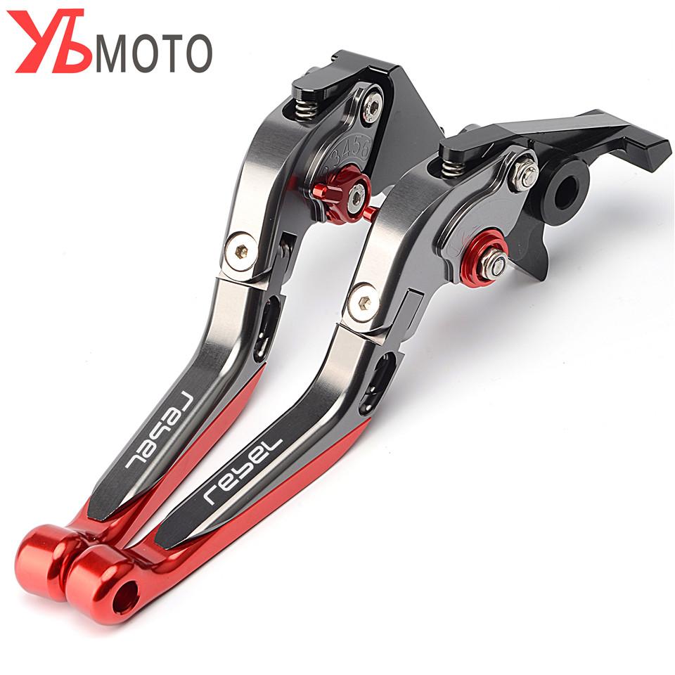 Flash Deals Motorcycle CNC Brake Clutch Levers For Honda CMX 500/300 Rebel 2017- Adjustable Extendable