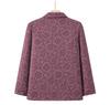 2026 Autumn Stylish Lapel Printed Shirt for Middle-aged & Elderly Women