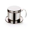 Mugg i rostfritt stål Vietnamesiskt kaffedroppsfilter Kaffebryggare Phin Infuser Silver