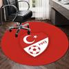 Personalized Bizim Çocuklar Türkiye Round Chair Office Rug - Perfect for Mat, Office Chair & More - Ideal Gift for Birthdays and Holidays