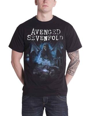Avenged Sevenfold Recurring Nightmare Band Logo Official Mens New Black T Shirt