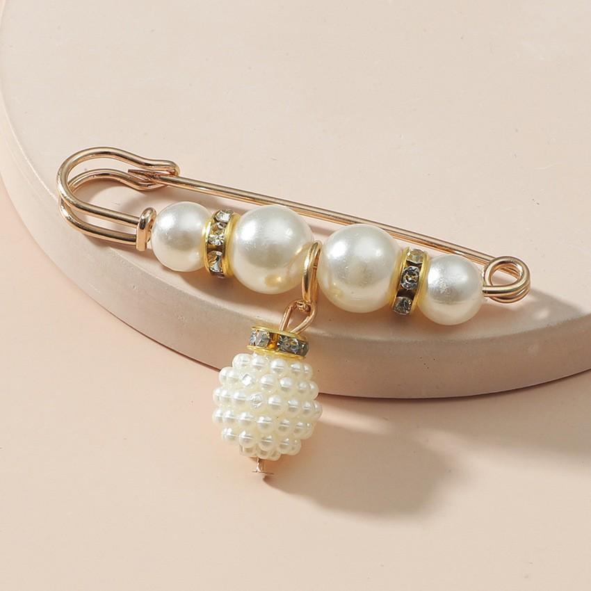 

AINAMEISI 12 шт. модная жемчужная брошь на талию, регулируемая юбка, противоскользящая металлическая булавка, фиксированная одежда, аксессуары для самостоятельного изготовления