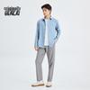 Benlai Men's Anti-Wrinkle Casual Business Long Sleeve Shirt