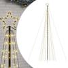 LED Christmas Tree with Ground Spikes 1534 Warm White LEDs 500 cm