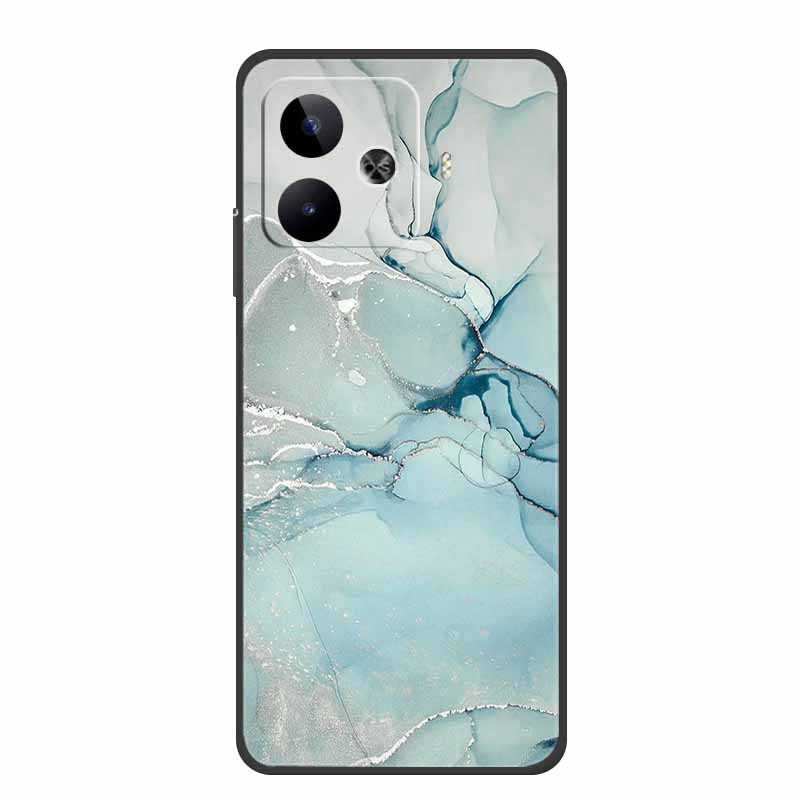 Case For Vivo iQOO Z9 Turbo Marble TPU Soft Silicone Back Cover For iQOOZ9 Turbo V2352A Phone Cases Shockproof Mica Painted Capa