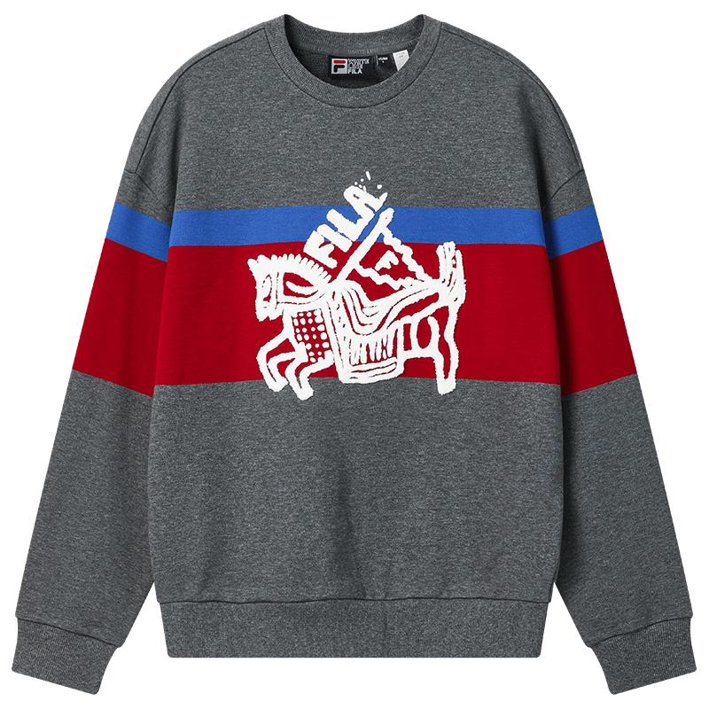 FILA Unisex Crewneck Pullover Sweatshirt M