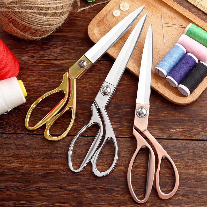 Professional Tailor Scissors Stainless Steel Tailor Shears Sewing Scissors for Fabric Clothes Needlework Cutter DIY Tool CFJ002