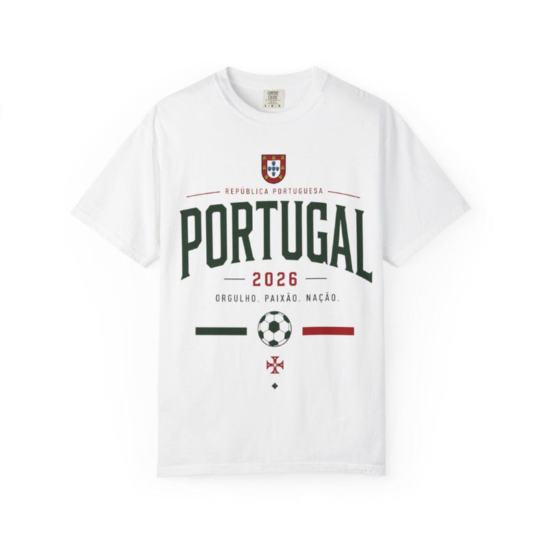 Portugal 2026 World Cup Football Fan T-Shirt | Unisex Graphic Soccer Tee 3XL