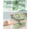 Small Desk Rechargeable Sturdy Table Fans with 3 Speeds for Bedroom Office