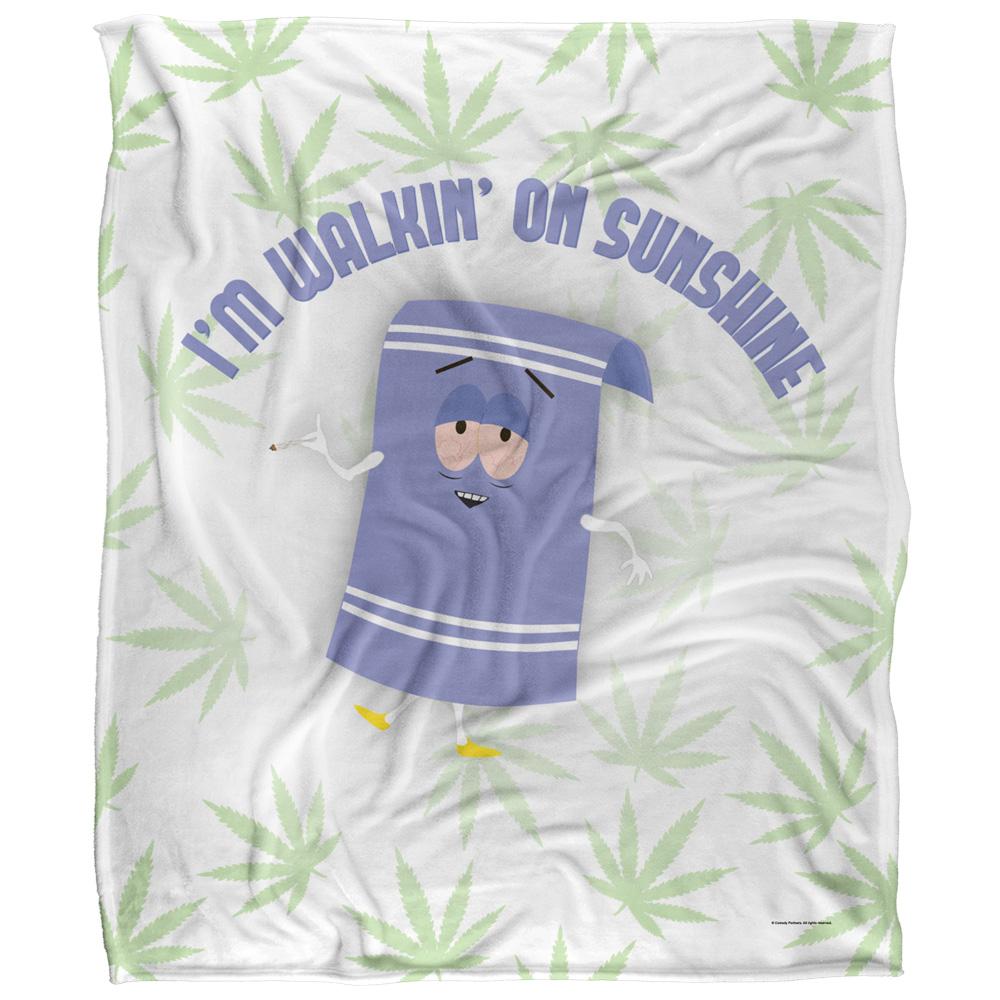 South Park Dirty Stoned Silky Stone Towelie Supersoft Blanket