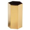 1 Stück Sechskant-Stifthalter Gold Einfacher Stil Edelstahl Vasen Heimdekoration Blumenvase Prägnantes Design Blumenflaschen