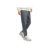 FILA X V&A Morgan Series Solid Color Tapered Retro Woven Casual Pants Men bottoms Dark-Night-Gray F11M418801F-DY