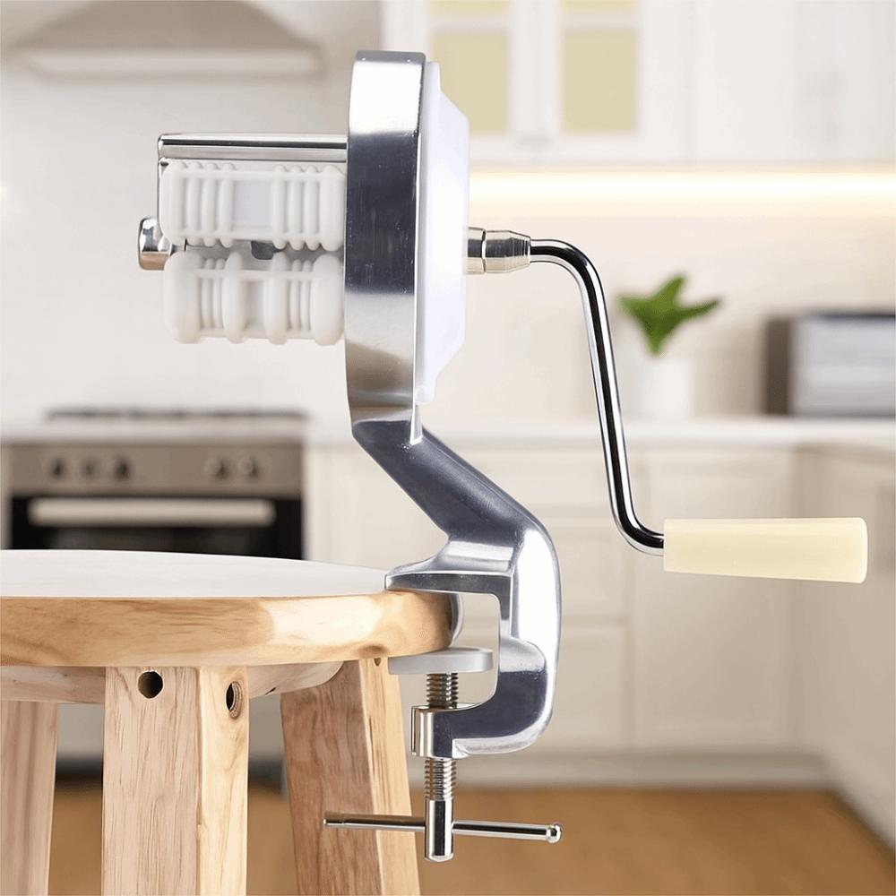 Hand Crank Macaroni Maker Ergonomic Fettuccine Machine Kitchen Tool Manual Pasta Maker  Restaurant