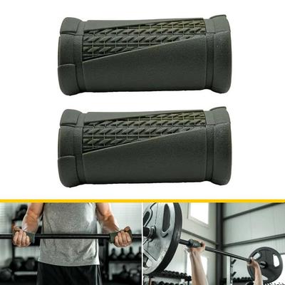 1 Pair N-type Silicone Dumbbell Cover Fitness Grip Handle Hand Support Muscle Weight Training Accessory Gym Equipment for Home