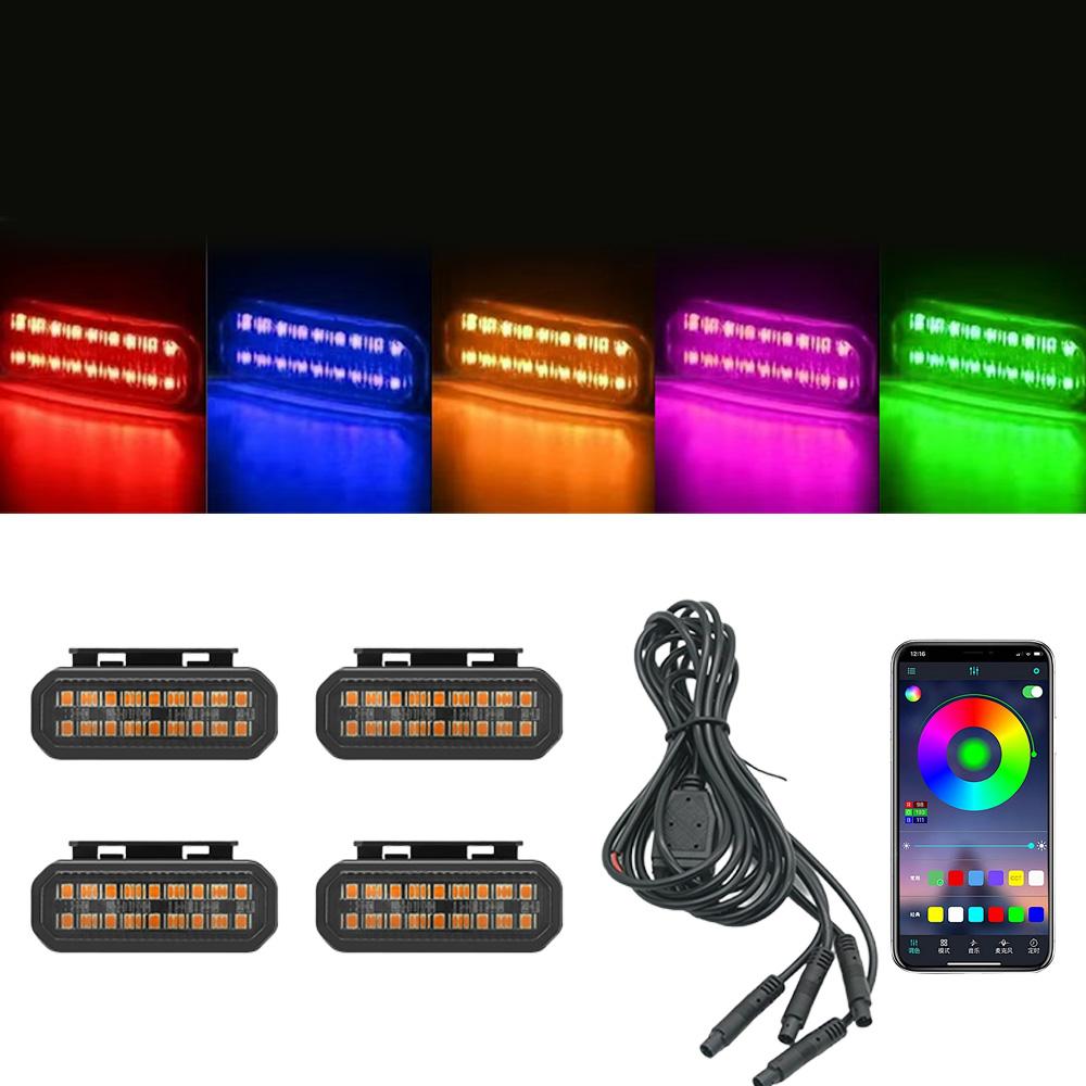 FOR ISUZU D-MAX LED Car Lights Front Grille LED Light Safety Warning Light Harness Car Accessories LED Signal Lamps