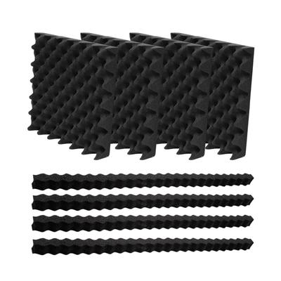 Archnote Sound Absorbing Material, Car Speaker Sound Absorbing Sponge, Sound Deadening Panels, Set of 8 (4 Panels, 4 Speaker Panels)