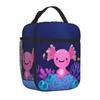 Bestselling Coral Axolotl Floral Thermal Food Carrier Backpacking Portable Lunch Bag