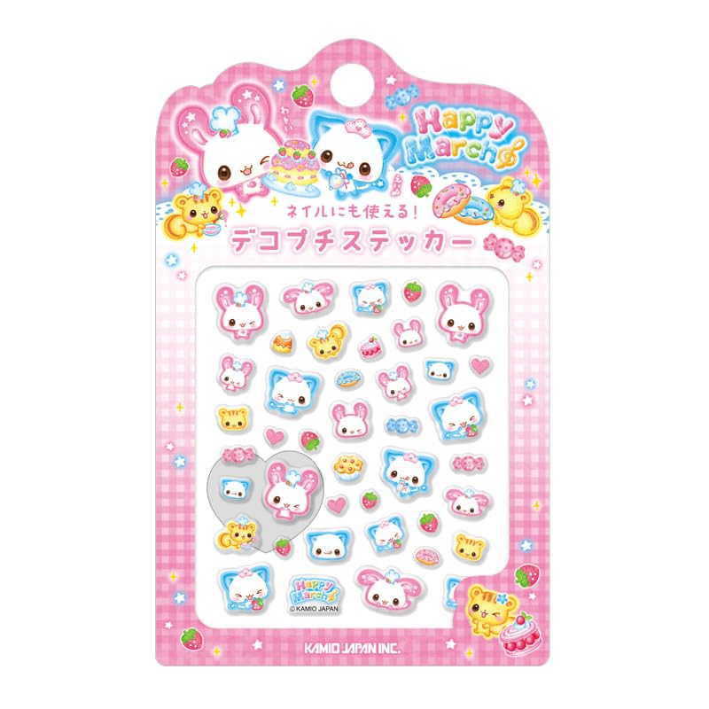 

Kamio Japan Nail Sticker Deco Petit Sticker Heisei Fancy Happy March 228263