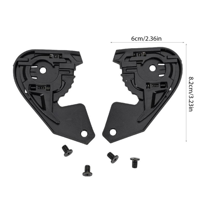 Motorcycle Helmets Visors Gear Base Plate for JHM-802 AIMIT 803 Replacement Face Shield Visors Base Helmets Accessories