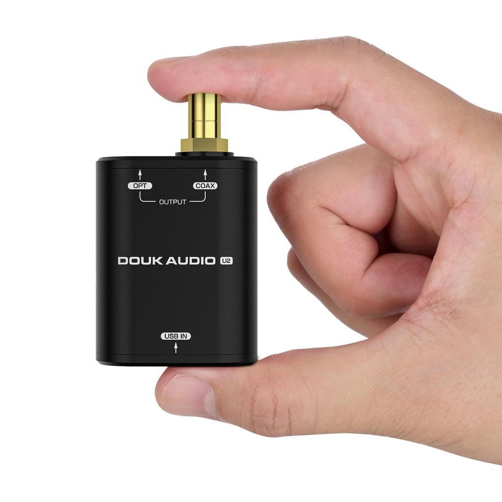 Nobsound U2 USB Digital Converter Digital Equipped with XMOS Low Plug and Audio DAC Connection Adapter for Interface XU316, Jitter, Optical/Coaxial