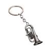 Winziger Saxophon-förmiger Schlüsselanhänger Hochwertige Metallkonstruktion Tolles Geschenk für einen Freund Saxophon-Schlüsselanhänger Taschenanhänger