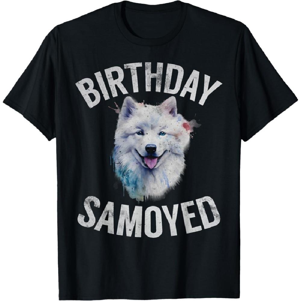 

Birthday Samoyed T-Shirt XXXXXL чорний