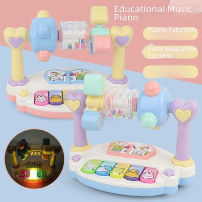 New Year Gift: Children's Electronic Piano Keyboard, Educational Toy for Ages 0-3, Features Music & Rotating Hand-Clapping Function