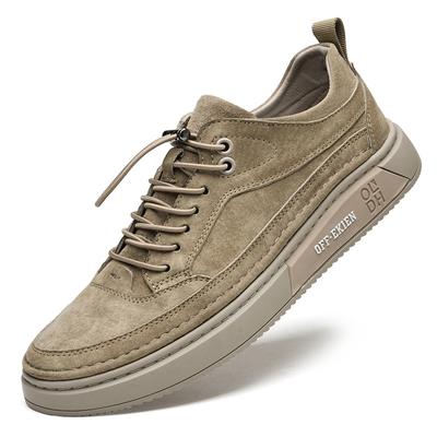Fashion Luxury Brand Mens Breathable Suede Sneakers Classic Male Comfortable Skate Shoe New Arrival Men Non-Slip Casual Walking Shoes