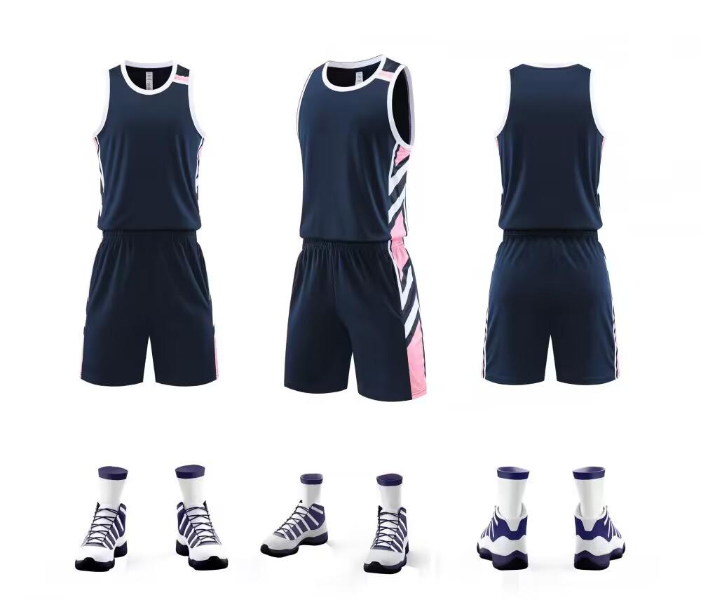 Unisex Basketball Jersey Team Uniform - Quick-dry Training Set